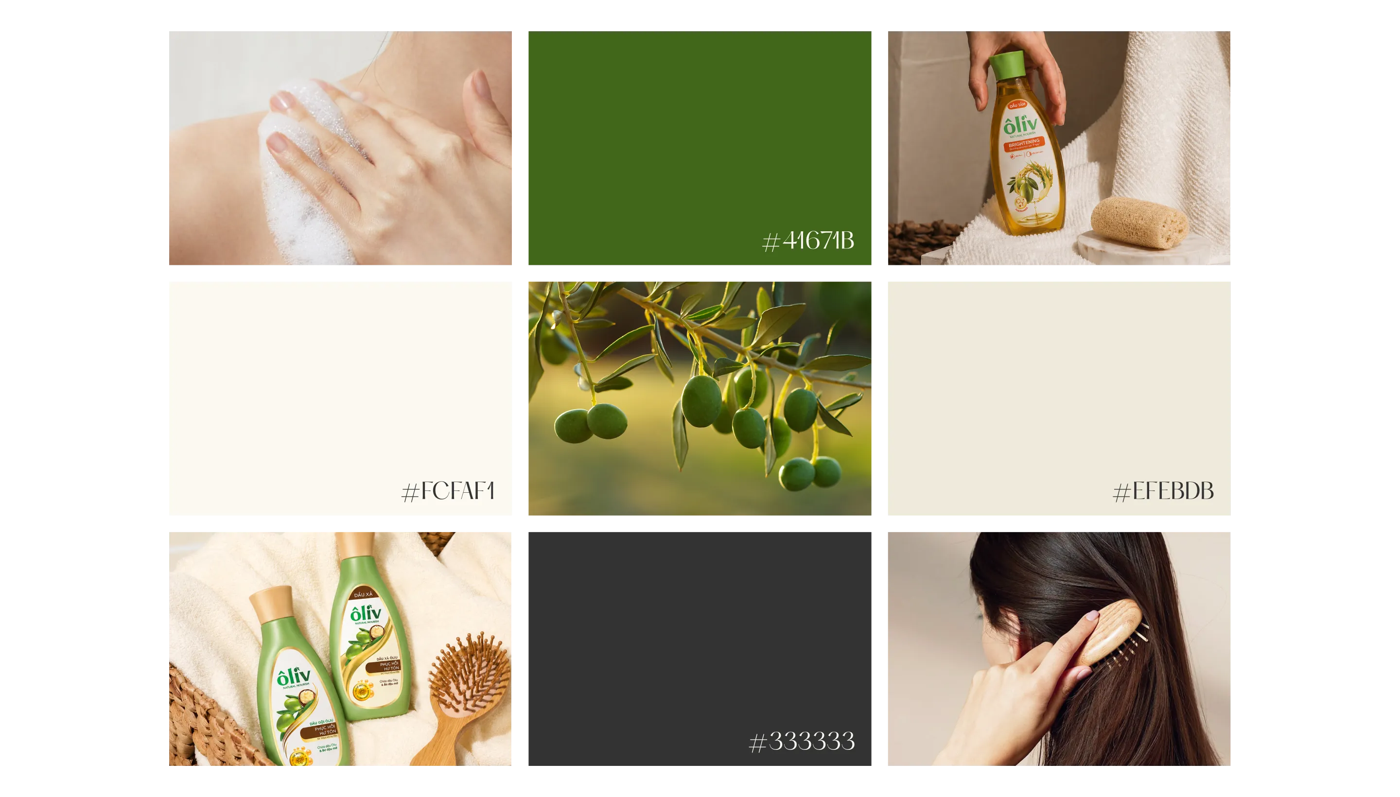 Oliv color palette